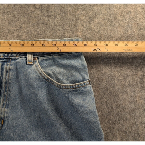 L.L. Bean Jeans 32x32 Men's VTG Blue Straight Leg Regular Fit Light Wash Cotton - Picture 4 of 8